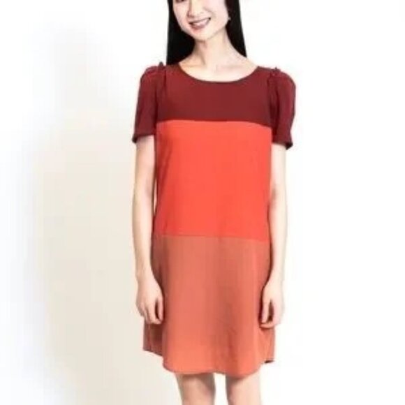 Maison Scotch & Soda Colour Block Mini Dress, Summer dress. - Picture 1 of 5